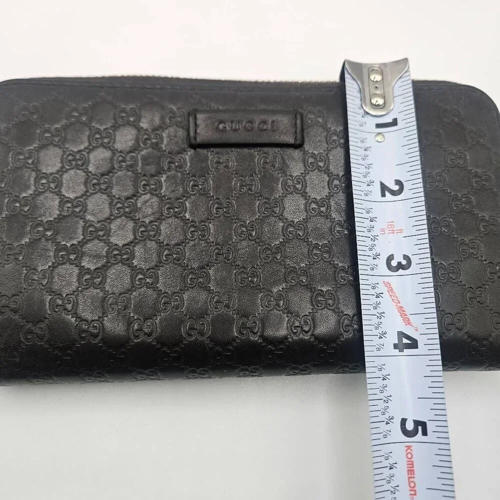 Gucci Micro Guccissima Brown Leather Wallet - Picture 6 of 8